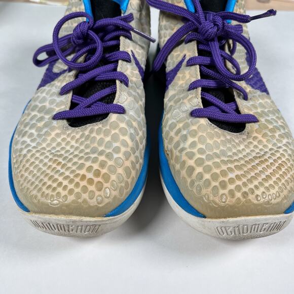 Nike Kobe 6 VI Draft Day 2011 White Blue Purple Varsity 429659-102 Size 7 main image 5